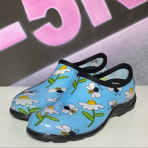 Sloggers Blue Bee Waterproof Clogs Made in USA - Picture 3 of 8